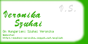 veronika szuhai business card